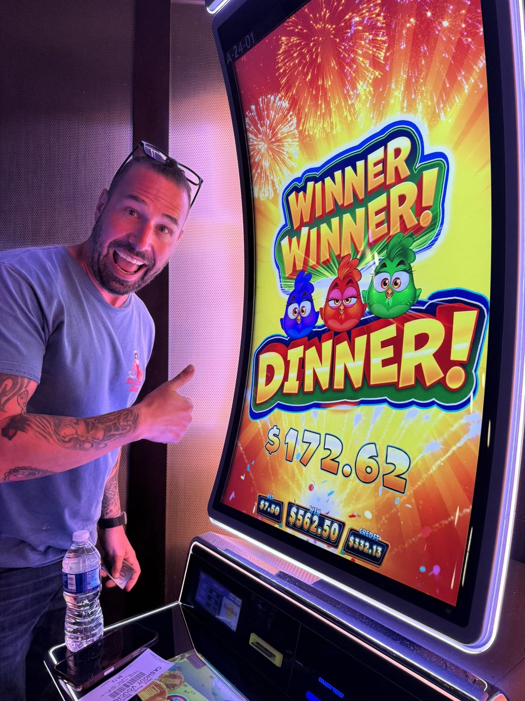 Jackpot! Winner Winner Dinner slot win in Biloxi