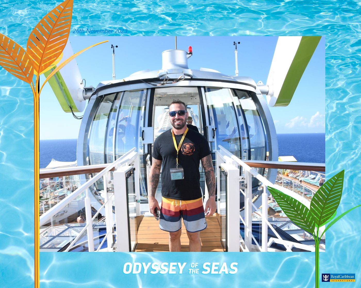 Odyssey of the Seas cruise โ the North Star observation pod