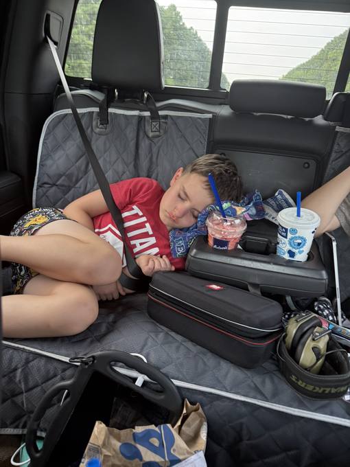 backseat snooze