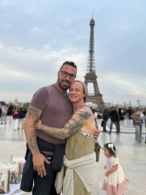 the Eiffel Tower