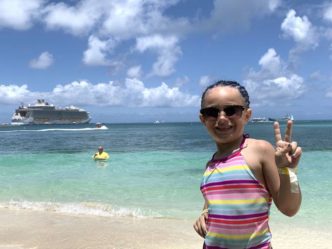 an island beach day