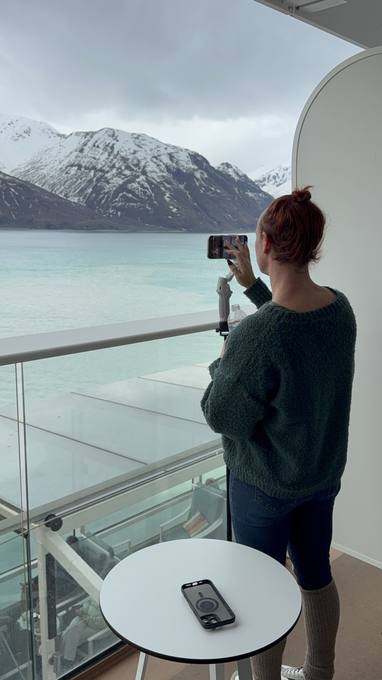 glaciers from the balcony