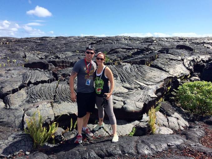 Hawaii lava fields